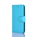 For Doogee X96 Pro Crystal Texture Horizontal Flip Leather Case with Holder & Card Slots & Wallet(Light Blue)