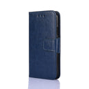 For Doogee X96 Pro Crystal Texture Horizontal Flip Leather Case with Holder & Card Slots & Wallet(Royal Blue)