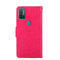 For Ulefone Note 11P Crystal Texture Horizontal Flip Leather Case with Holder & Card Slots & Wallet(Rose Red)