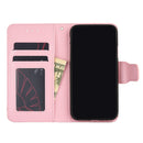 Crystal Texture Horizontal Flip Leather Case with Holder & Card Slots & Wallet For iPhone 8 Plus & 7 Plus(Pink)