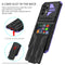 For Samsung Galaxy A52 5G / 4G Armor Card PC + TPU Shockproof Case with Card Slot & Invisible Holder(Purple)