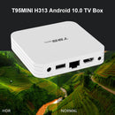 T95MINI 4K HD Network TV Set Top Box, Android 10.0, Allwinner H313 Quad Core 64-bit Cortex-A53, 8GB + 128GB, Support 2.4G WiFi, HDMI, AV, LAN, USB 2.0, EU Plug