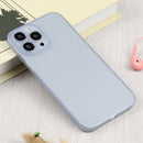 Camera Precision Hole PP Protective Case For iPhone 13 Pro (Gray Blue)