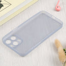 Camera Precision Hole PP Protective Case For iPhone 13 Pro (Gray Blue)