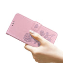 Rose Embossed Horizontal Flip PU Leather Case with Holder & Card Slots & Wallet For iPhone 13 mini(Rose Gold)