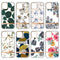 High Translucent Electroplating Flower Pattern TPU + PC Shockproof Case For iPhone 13(Cineraria)