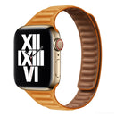 Slimming Loop Magnetic Watch Band For Apple Watch Series 7 41mm / 6&SE&5&4 40mm / 3&2&1 38mm(Hanabishi Grass Color)