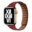 Slimming Loop Magnetic Watch Band For Apple Watch Series 7 41mm / 6&SE&5&4 40mm / 3&2&1 38mm(Wine Red)