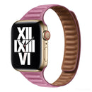 Slimming Loop Magnetic Watch Band For Apple Watch Series 7 41mm / 6&SE&5&4 40mm / 3&2&1 38mm(Rose Pink)
