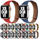 Slimming Loop Magnetic Watch Band For Apple Watch Series 7 41mm / 6&SE&5&4 40mm / 3&2&1 38mm(Hanabishi Grass Color)