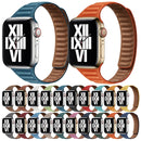 Slimming Loop Magnetic Watch Band For Apple Watch Series 7 45mm / 6&SE&5&4 44mm / 3&2&1 42mm(Hanabishi Grass Color)