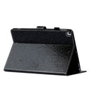 For iPad 10.2 / 10.5 Varnish Glitter Powder Horizontal Flip Leather Case with Holder & Card Slot(Black)