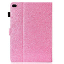 For iPad Air / Air 2 / iPad 9.7 Varnish Glitter Powder Horizontal Flip Leather Case with Holder & Card Slot(Pink)