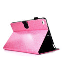 For iPad Air / Air 2 / iPad 9.7 Varnish Glitter Powder Horizontal Flip Leather Case with Holder & Card Slot(Pink)