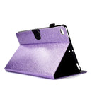For iPad Air / Air 2 / iPad 9.7 Varnish Glitter Powder Horizontal Flip Leather Case with Holder & Card Slot(Purple)