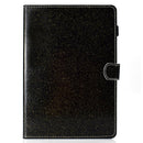 For iPad Air / Air 2 / iPad 9.7 Varnish Glitter Powder Horizontal Flip Leather Case with Holder & Card Slot(Black)