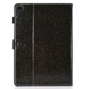 For iPad Air / Air 2 / iPad 9.7 Varnish Glitter Powder Horizontal Flip Leather Case with Holder & Card Slot(Black)