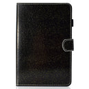 For iPad Mini 1/2/3/4/5 Varnish Glitter Powder Horizontal Flip Leather Case with Holder & Card Slot(Black)