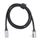Elbow USB-C / Type-C Male to USB-C / Type-C Female Transmission Data Cable, Cable Length:2m