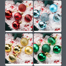 5 PCS Christmas Theme Shooting Props Christmas Balls Ornaments Jewelry Background Photography Photo Props(Blue)