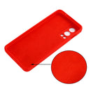 For OnePlus Nord 2 5G Solid Color Liquid Silicone Shockproof Full Coverage Protective Case(Red)
