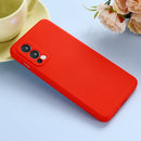 For OnePlus Nord 2 5G Solid Color Liquid Silicone Shockproof Full Coverage Protective Case(Red)
