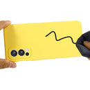 For OnePlus Nord 2 5G Solid Color Liquid Silicone Shockproof Full Coverage Protective Case(Yellow)