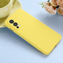 For OnePlus Nord 2 5G Solid Color Liquid Silicone Shockproof Full Coverage Protective Case(Yellow)
