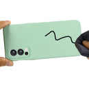 For OnePlus Nord 2 5G Solid Color Liquid Silicone Shockproof Full Coverage Protective Case(Green)