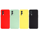 For OnePlus Nord 2 5G Solid Color Liquid Silicone Shockproof Full Coverage Protective Case(Green)