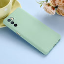 For OPPO A16 / A16S Foreign Version Solid Color Liquid Silicone Shockproof Full Coverage Protective Case(Green)