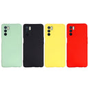 For OPPO A16 / A16S Foreign Version Solid Color Liquid Silicone Shockproof Full Coverage Protective Case(Green)