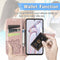 For Blackview A100 Butterfly Love Flower Embossed Horizontal Flip Leather Case with Holder & Card Slots & Wallet & Lanyard(Rose Gold)