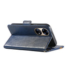 For Huawei P50 Pro CaseNeo Business Splicing Dual Magnetic Buckle Horizontal Flip PU Leather Case with Holder & Card Slots & Wallet(Blue)