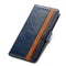 For Huawei P50 Pro CaseNeo Business Splicing Dual Magnetic Buckle Horizontal Flip PU Leather Case with Holder & Card Slots & Wallet(Blue)
