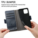 For Huawei P50 Pro CaseNeo Business Splicing Dual Magnetic Buckle Horizontal Flip PU Leather Case with Holder & Card Slots & Wallet(Blue)