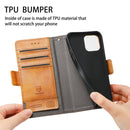 For Huawei P50 Pro CaseNeo Business Splicing Dual Magnetic Buckle Horizontal Flip PU Leather Case with Holder & Card Slots & Wallet(Khaki)