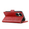 For Huawei P50 Pro CaseNeo Business Splicing Dual Magnetic Buckle Horizontal Flip PU Leather Case with Holder & Card Slots & Wallet(Red)