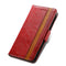 For Huawei P50 Pro CaseNeo Business Splicing Dual Magnetic Buckle Horizontal Flip PU Leather Case with Holder & Card Slots & Wallet(Red)