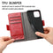 For Huawei P50 Pro CaseNeo Business Splicing Dual Magnetic Buckle Horizontal Flip PU Leather Case with Holder & Card Slots & Wallet(Red)