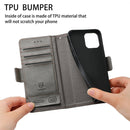 For Huawei P50 Pro CaseNeo Business Splicing Dual Magnetic Buckle Horizontal Flip PU Leather Case with Holder & Card Slots & Wallet(Grey)