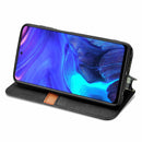 For Infinix Note 10 Pro Cubic Grid Pressed Horizontal Flip Magnetic PU Leather Case with Holder & Card Slots & Wallet(Black)