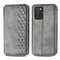 For Infinix Note 10 Pro Cubic Grid Pressed Horizontal Flip Magnetic PU Leather Case with Holder & Card Slots & Wallet(Grey)