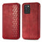 For Infinix Note 10 Pro Cubic Grid Pressed Horizontal Flip Magnetic PU Leather Case with Holder & Card Slots & Wallet(Red)