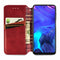 For Infinix Note 10 Pro Cubic Grid Pressed Horizontal Flip Magnetic PU Leather Case with Holder & Card Slots & Wallet(Red)