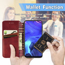 For Infinix Note 10 Pro Cubic Grid Pressed Horizontal Flip Magnetic PU Leather Case with Holder & Card Slots & Wallet(Red)