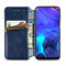 For Infinix Note 10 Pro Cubic Grid Pressed Horizontal Flip Magnetic PU Leather Case with Holder & Card Slots & Wallet(Blue)