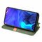 For Infinix Note 10 Pro Cubic Grid Pressed Horizontal Flip Magnetic PU Leather Case with Holder & Card Slots & Wallet(Green)