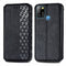 For Infinix Smart 5 Cubic Grid Pressed Horizontal Flip Magnetic PU Leather Case with Holder & Card Slots & Wallet(Black)