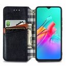 For Infinix Smart 5 Cubic Grid Pressed Horizontal Flip Magnetic PU Leather Case with Holder & Card Slots & Wallet(Black)